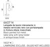 Abat-jour-classico-Perenz-VECTOR-6607-N-E27-LED-lampada-tavolo-nero-ottone-invecchiato