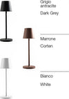 Abat-jour-esterno-batteria-Gea-Led-GLS030-300LM-IP54-antracite-lampada-tavolo-moderna-usb-touch