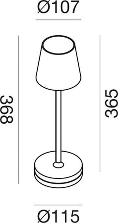 Abat-jour-esterno-batteria-Gea-Led-GLS040-300LM-IP54-antracite-lampada-tavolo-base-usb-touch