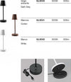 Abat-jour-esterno-batteria-Gea-Led-GLS040-300LM-IP54-antracite-lampada-tavolo-base-usb-touch