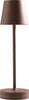 Abat-jour-esterno-batteria-Gea-Led-GLS041-300LM-IP54-marrone-lampada-tavolo-classica-base-usb-touch