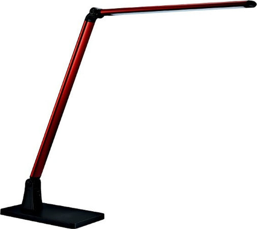 Abat-jour-Illuminando-DESK-6W-LED-440LM-3000°K-lampada-scrivania-moderna-metallo-rosso-bianco-alluminio-interno