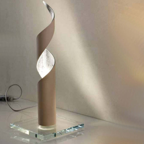 Abat-jour-led-Fratelli-Braga-TRUCIOLO-2083-L-metallo-lampada-tavolo-moderna-classica