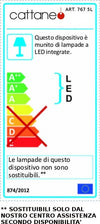 Abat-jour-moderna-Cattaneo-CUBICK-767-5L-4.5W-LED-lampada-tavolo-metacrilato-orientabile-monoemissione-20CM-380LM-3000°K-IP20