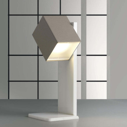 Abat-jour-moderna-Cattaneo-CUBICK-767-9L-13W-LED-lampada-tavolo-metacrilato-orientabile-monoemissione-30CM-1140LM-3000°K-IP20