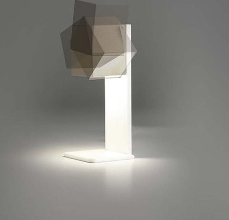 Abat-jour-moderna-Cattaneo-CUBICK-767-9L-13W-LED-lampada-tavolo-metacrilato-orientabile-monoemissione-30CM-1140LM-3000°K-IP20