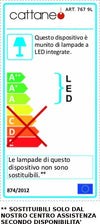 Abat-jour-moderna-Cattaneo-CUBICK-767-9L-13W-LED-lampada-tavolo-metacrilato-orientabile-monoemissione-30CM-1140LM-3000°K-IP20