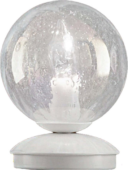 Abat-jour-moderna-Due-P-MOON-2708-LP-E14-LED-vetro-iridato-lampada-tavolo-sfera