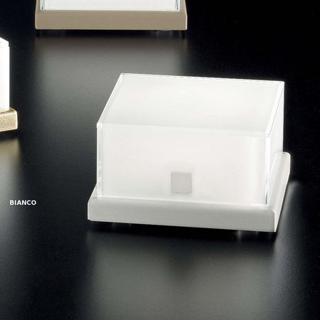 Abat-jour-moderna-Fratelli-Braga-CANDY-2118-L-LED-dimmerabile-vetro-metallo-lampada-tavolo