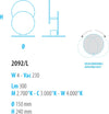 Abat-jour-moderna-Fratelli-Braga-NUVOLA-2092-L-LED-metacrilato-lampada-tavolo-orientabile