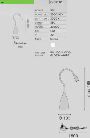 Abat-jour-moderna-Gea-Luce-NEKKAR-GLS020-LED-flessibile-touch-dimmer-lampada-tavolo-scrivania
