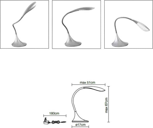 Abat-jour-moderna-Gea-Luce-NUNKI-GLS005-LED-materiale-sintetico-lampada-scrivania
