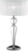 Abat-jour-moderna-Ideal-Lux-DUCHESSA-TL1-BIG-E27-LED-vetro-tessuto-lampada-tavolo