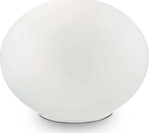 Abat-jour-moderna-Ideal-Lux-SMARTIES-BIANCO-TL1-G9-LED-vetro-lampada-tavolo