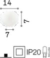 Abat-jour-moderna-Ideal-Lux-SMARTIES-BIANCO-TL1-G9-LED-vetro-lampada-tavolo