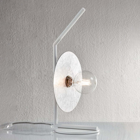 Abat-jour-moderna-Illuminando-PUB-LU1PUBBN+DISCO25FA-E27-LED-metallo-lampada-tavolo