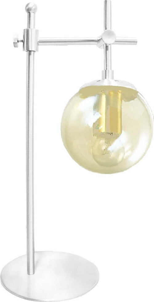 Abat-jour-moderna-Padana-Lampadari-GIOKO-1103-L1-BI-E27-LED-metallo-vetro-soffiato-lampada-tavolo