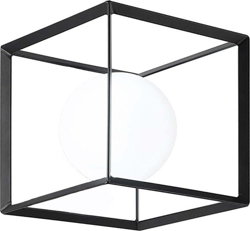 Abat-jour-moderna-Perenz-CUBE-6692-N-G9-LED-15x15-lampada-tavolo-gabbia-cubo-metallo-nero-opaco-interno