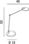 Abat-jour-moderna-Perenz-JOINT-6822-B-LC-LED-lampada-tavolo-scrivania-dimmerabile-orientabile