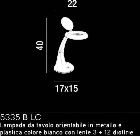 Abat-jour-moderna-Perenz-MINICLOSE-5335-B-LC-LED-lampada-scrivania-orientabile