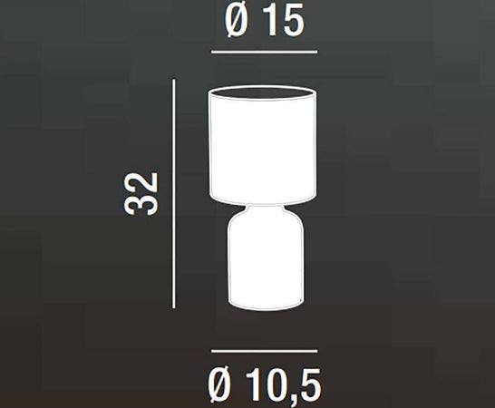 Abat-jour-moderna-Perenz-PROVENZA-6694-BG-E14-LED-ceramica-tessuto-lampada-tavolo