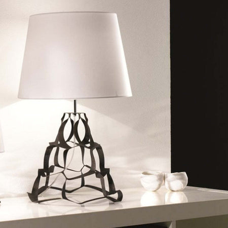 Abat-jour-moderna-Selene-ANAIS-1047-011-009-E27-LED-metallo-tessuto-lampada-tavolo