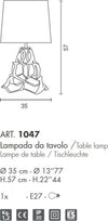 Abat-jour-moderna-Selene-ANAIS-1047-011-009-E27-LED-metallo-tessuto-lampada-tavolo