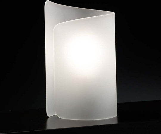 Abat-jour-moderna-Selene-illuminazione-PAPIRO-0372-053-E27-LED-vetro-lampada-tavolo