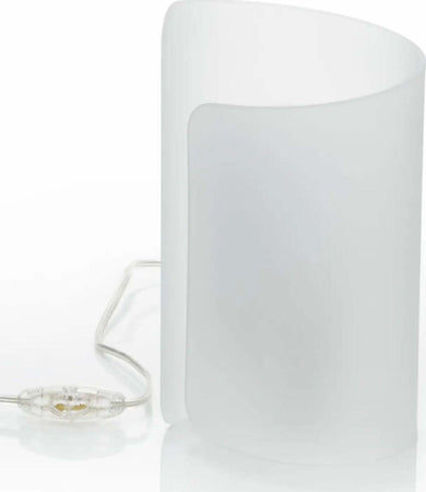 Abat-jour-moderna-Selene-illuminazione-PAPIRO-0372-053-E27-LED-vetro-lampada-tavolo