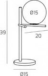Abat-jour-moderna-Top-Light-BOOMERANG-1200-P-E27-led-lampada-tavolo-sfera-vetro