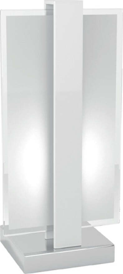 Abat-jour-moderna-Top-Light-CROSS-1106-P-E27-LED-metallo-vetro-lampada-tavolo
