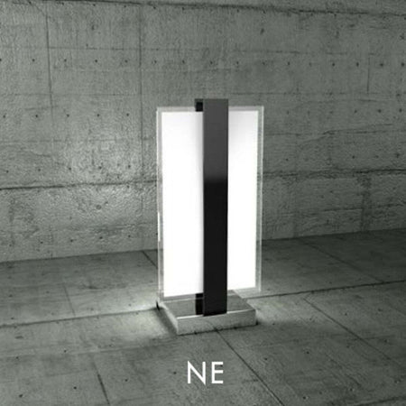 Abat-jour-moderna-Top-Light-CROSS-1106-P-E27-LED-metallo-vetro-lampada-tavolo