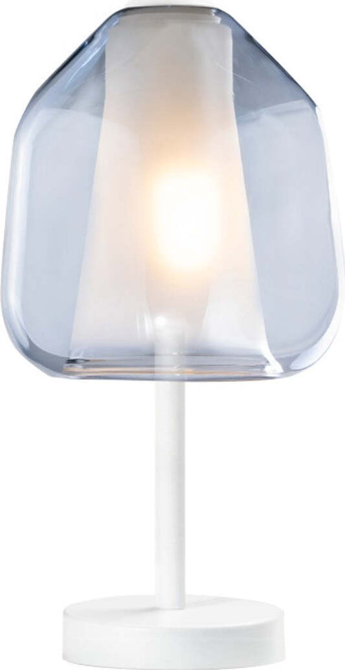 Abat-jour-moderna-Top-Light-DOUBLE-SKIN-1176BI-P-BETA-BL-E27-LED-vetro-lampada-tavolo