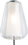 Abat-jour-moderna-Top-Light-DOUBLE-SKIN-1176CR-P-GAMMA-TR-E27-LED-vetro-lampada-tavolo