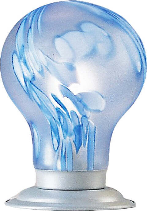 Abat-jour-moderno-Due-P-illuminazione-LAMPADINA-2251-L-E14-LED-vetro-lampada-tavolo