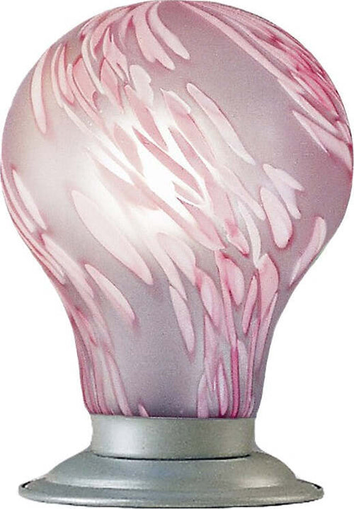 Abat-jour-moderno-Due-P-illuminazione-LAMPADINA-2251-L-E14-LED-vetro-lampada-tavolo