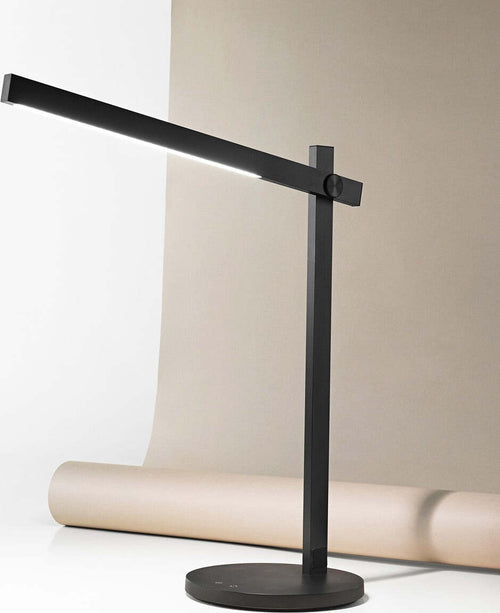 Abat-jour-moderno-Perenz-RULER-6646-N-LED-lampada-scrivania-alluminio-plastica-touch-orientabile-dimmerabile