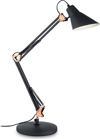 Abat-jour-scrivania-Ideal-Lux-SALLY-TL1-061160-E27-LED-metallo-orientabile-moderno