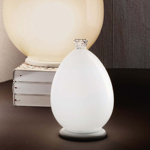 Abat-jour-vetro-Due-P-Breath-2691-LP-E14-LED-lampada-tavolo-moderna-classica