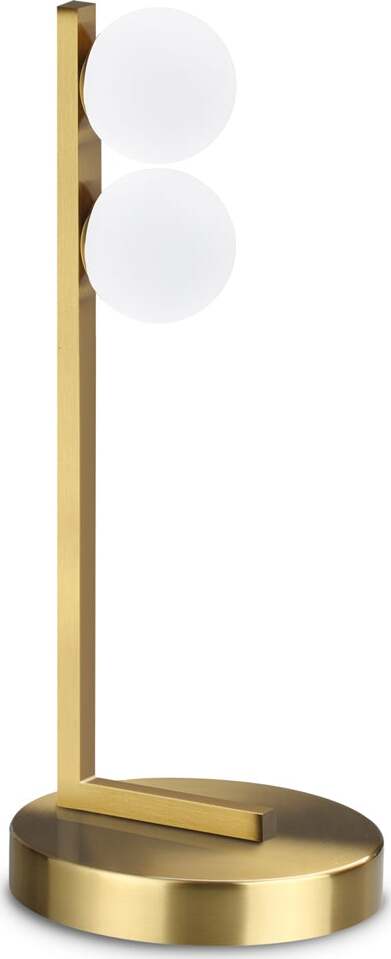 Abatjour-Contemporanea-Ping-Pong-Metallo-Ottone-Led-Integrato-6W-3000K-Ip20