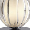 Abatjour-Contemporaneo-Artiglio-Acciaio-Cromo-Vetro-1-Luce-G9