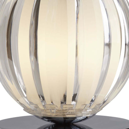 Abatjour-Contemporaneo-Artiglio-Acciaio-Cromo-Vetro-1-Luce-G9