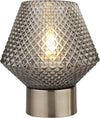 Abatjour-Contemporaneo-Avia-Vetro-Cromo-Acciaio-Fumè-1-Luce-E27