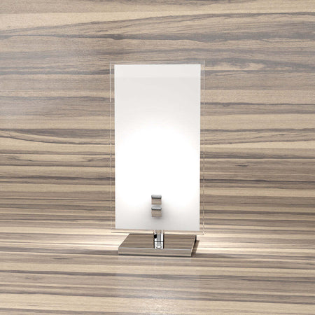 Abatjour-Contemporaneo-Brick-Metallo-Bianco-Vetro-Satinato-1-Luce-G9
