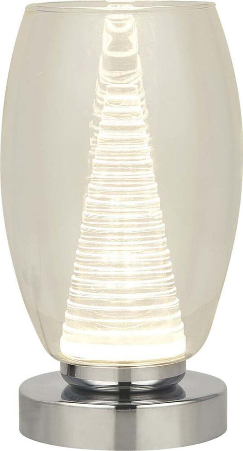 Abatjour-Contemporaneo-Ciclon-Metallo-Cromo-Vetro-Trasparente-Led-6W-3000K