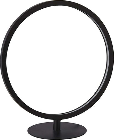 Abatjour-Contemporaneo-Circo-Acciaio-Bianco-Silicone-Nero-Led-11,8W-3000K