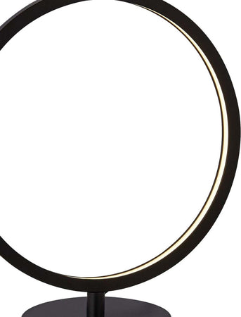 Abatjour-Contemporaneo-Circo-Acciaio-Bianco-Silicone-Nero-Led-11,8W-3000K