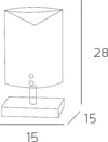 Abatjour-Contemporaneo-Mad-Metallo-E-Vetro-Bianco-1-Luce-E27