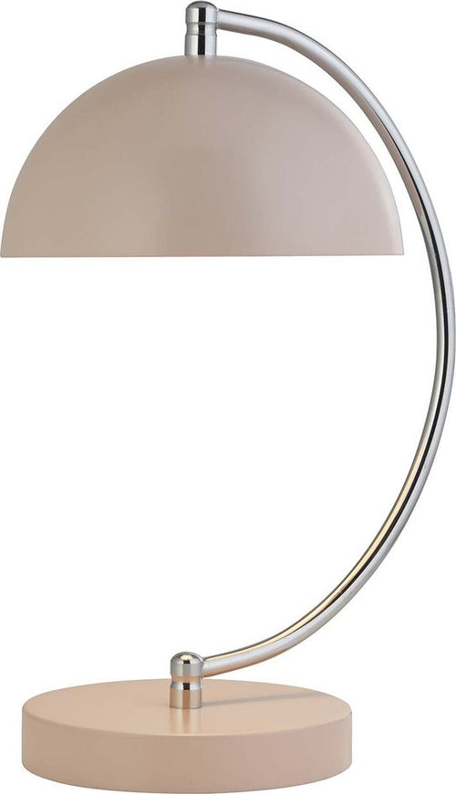 Abatjour-Contemporaneo-Mezzaluna-Acciaio-Rosa-Bianco-1-Luce-E14