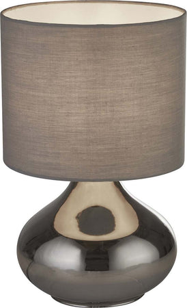 Abatjour-Contemporaneo-Oslo-Vetro-Grigio-Marrone-1-Luce-E14